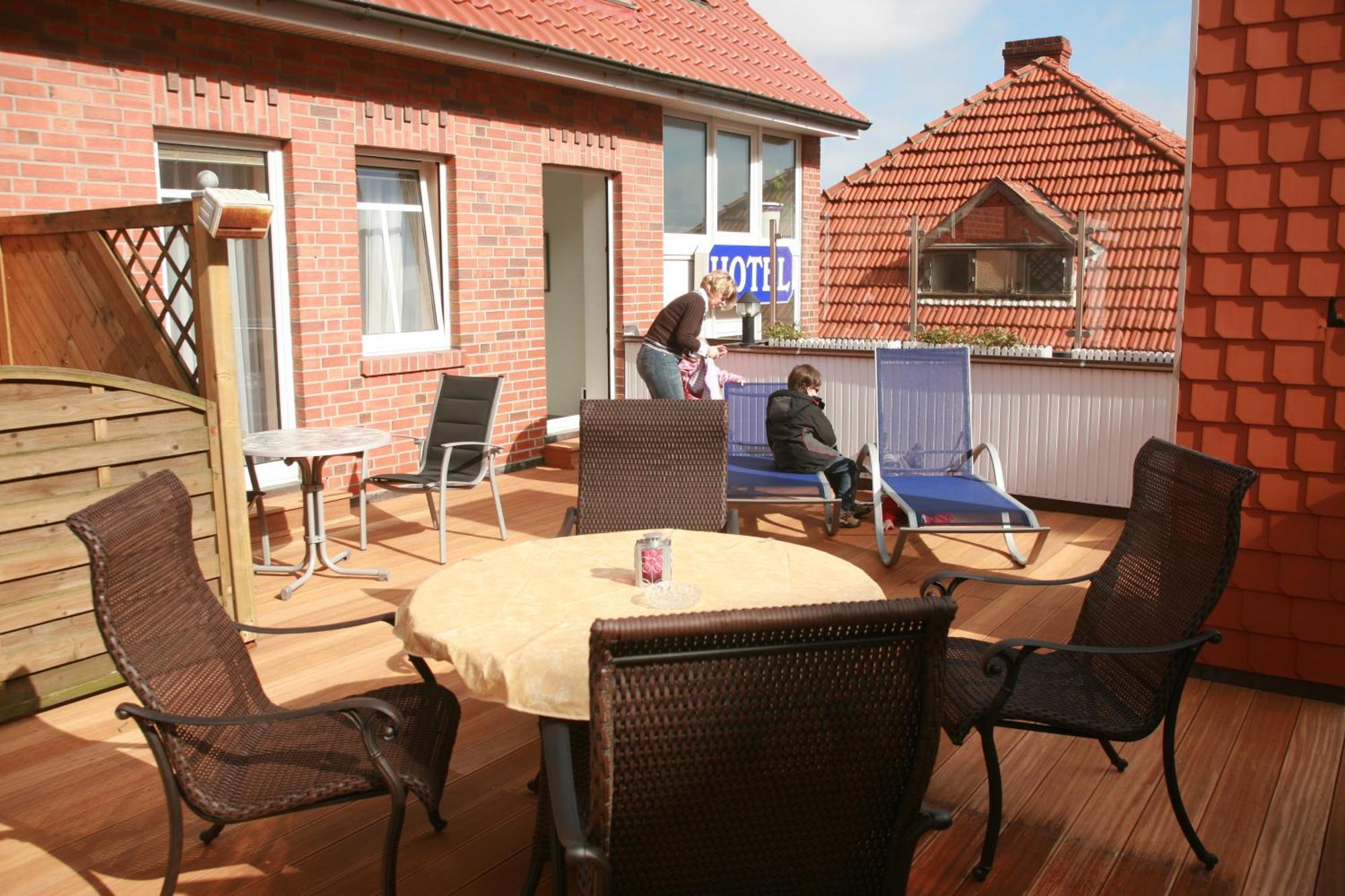Hotel Villa Weststrand Borkum Exterior foto